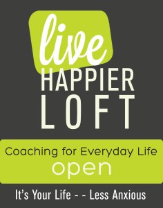 Live Happier Open Sign